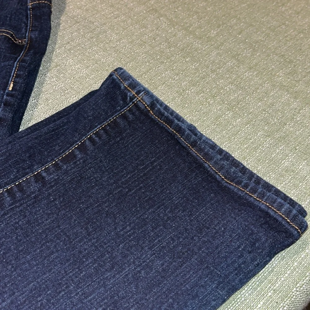 Old Navy The Sweetheart Bootcut Women's Long Dark Wash Blue Denim jeans sz 14R